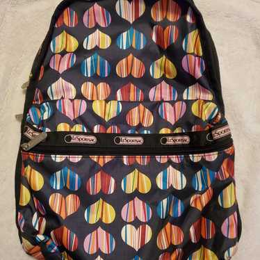 GUC Lesportsac Heart print backpack - image 1