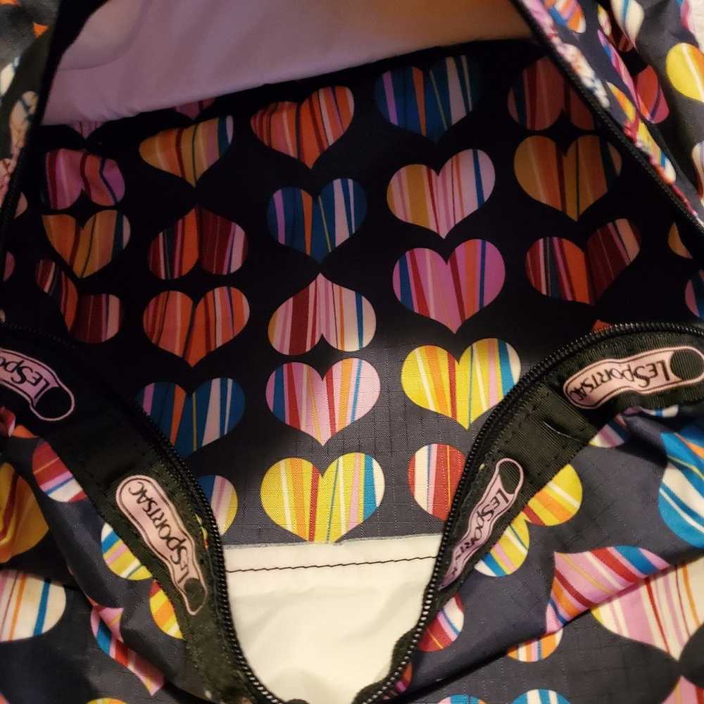 GUC Lesportsac Heart print backpack - image 5