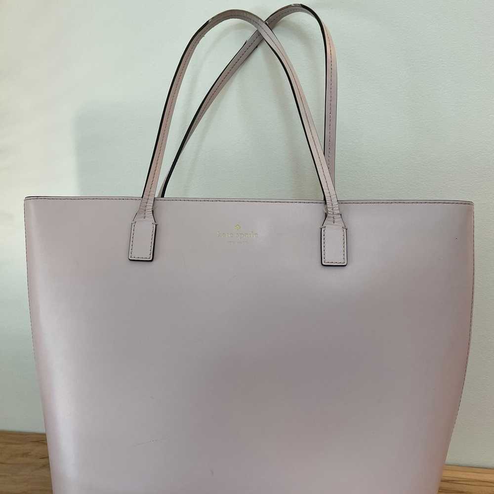 Kate Spade leather tote in ballerina pink - image 1