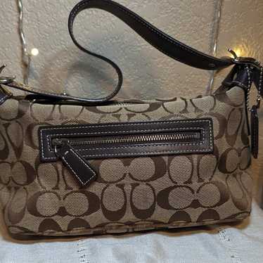 Coach signature mini handbag, jacquard