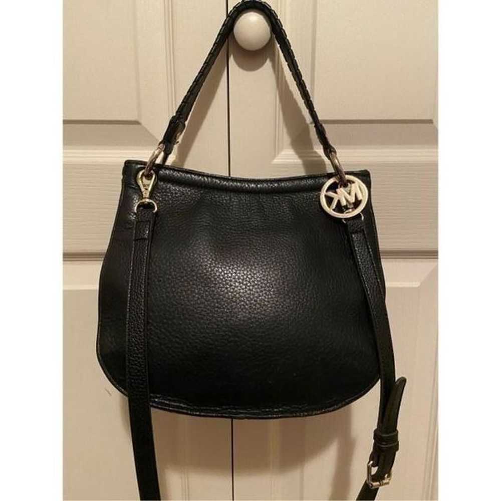 Michael Kors black leather handbag - image 5