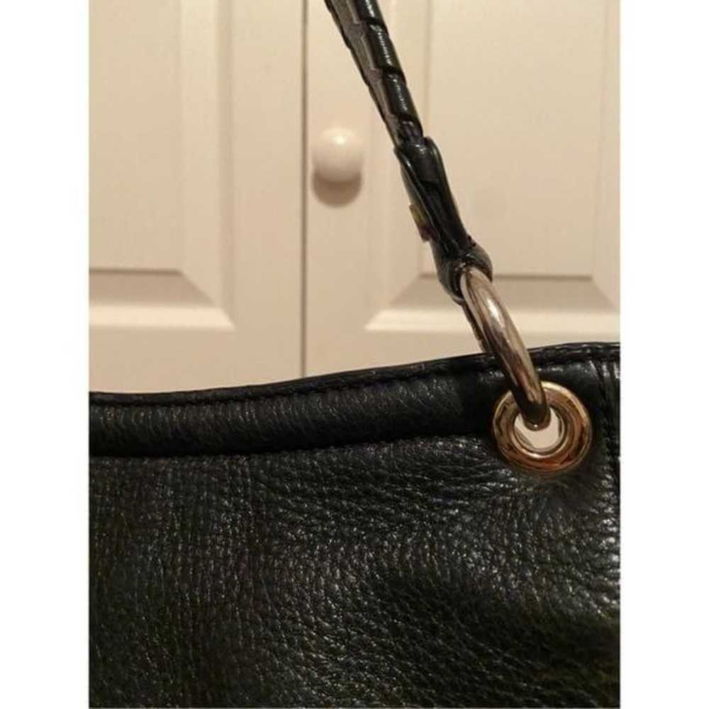 Michael Kors black leather handbag - image 8