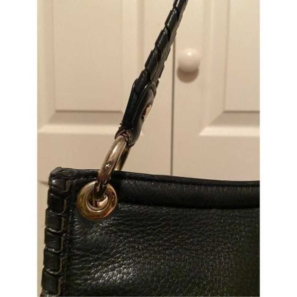 Michael Kors black leather handbag - image 9
