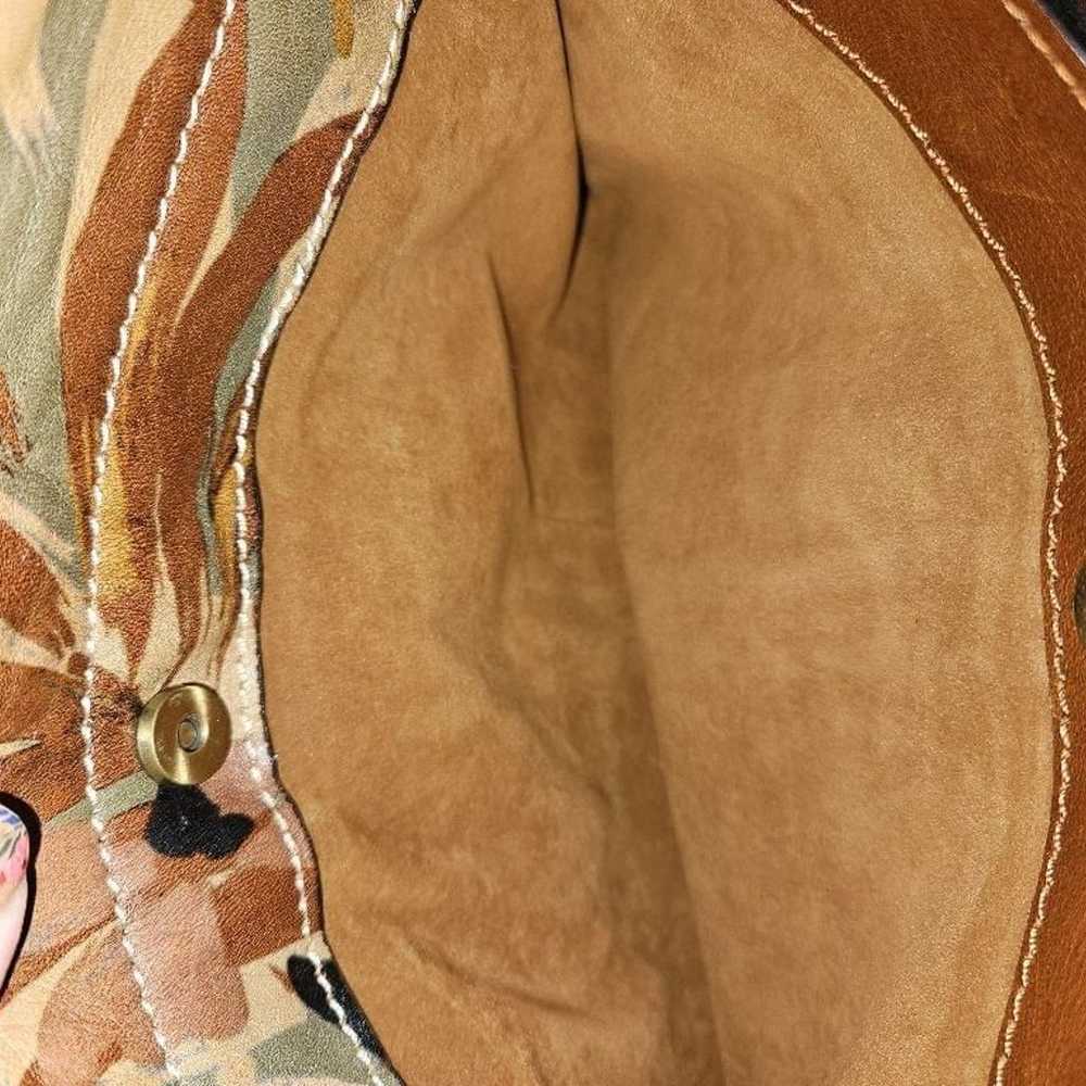 Patricia Nash Brown Leather Shoulder Bag - image 6