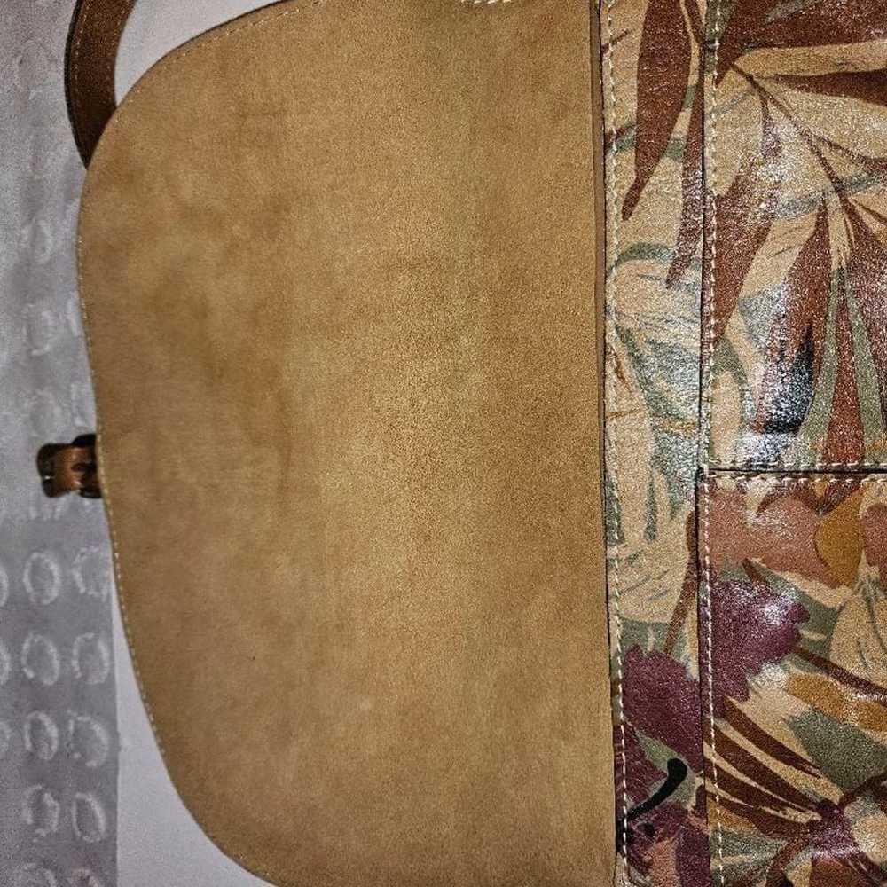 Patricia Nash Brown Leather Shoulder Bag - image 9