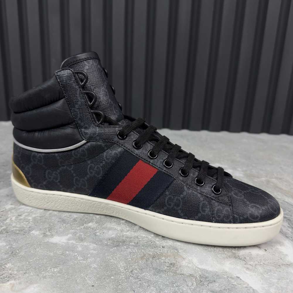 Gucci Ace Web Sneakers Supreme GG Monogram - image 11