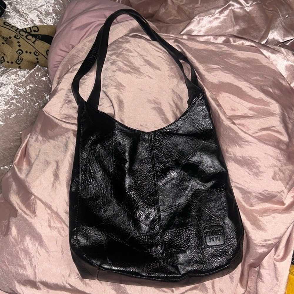 Authentic Jing Pin Vintage Black Shoulder Bag - image 12