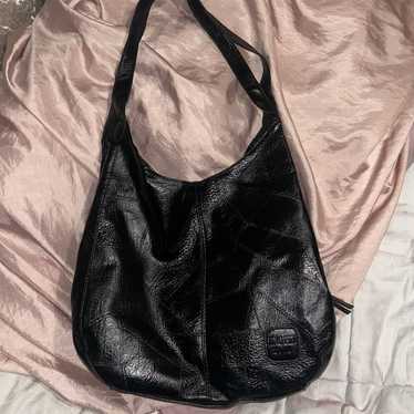 Authentic Jing Pin Vintage Black Shoulder Bag - image 1