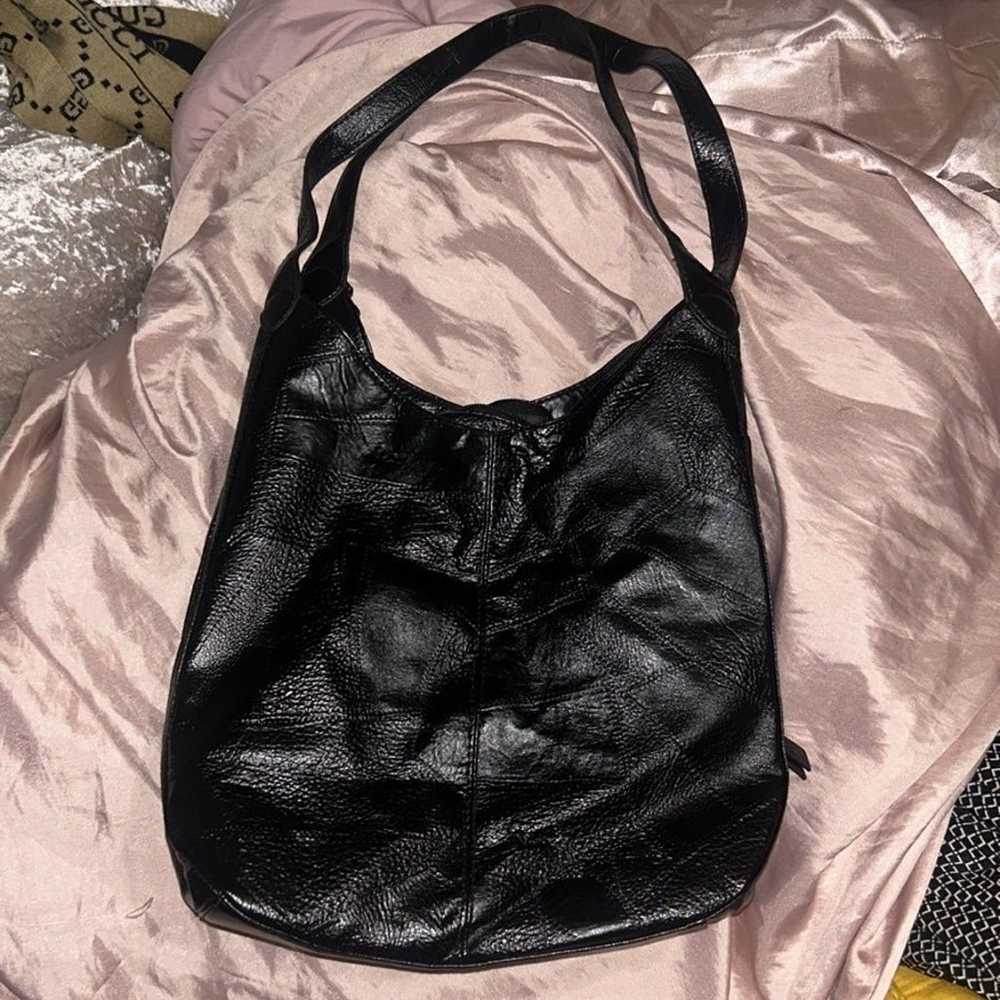 Authentic Jing Pin Vintage Black Shoulder Bag - image 5