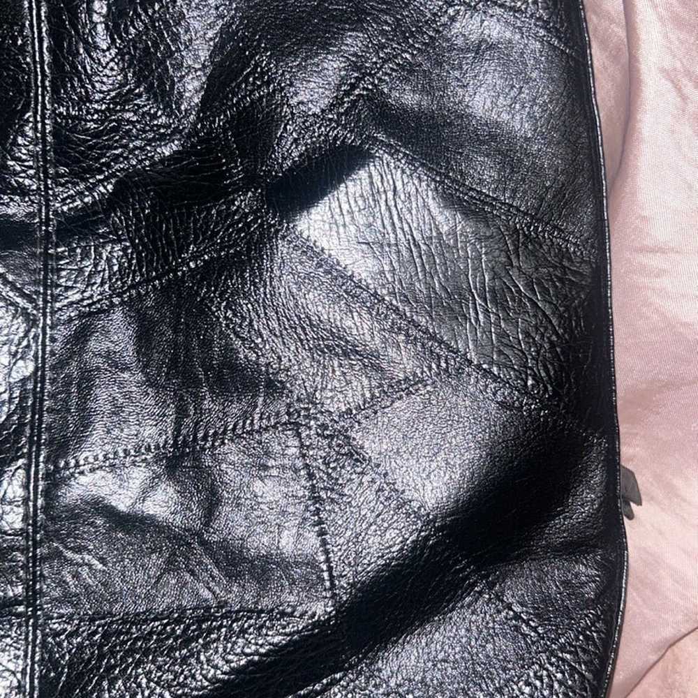 Authentic Jing Pin Vintage Black Shoulder Bag - image 6