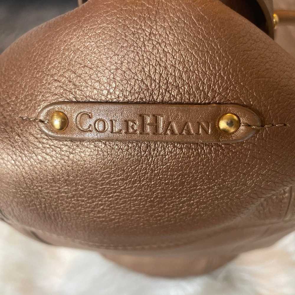 COLE HAAN Gold Leather Purse✨ - image 3
