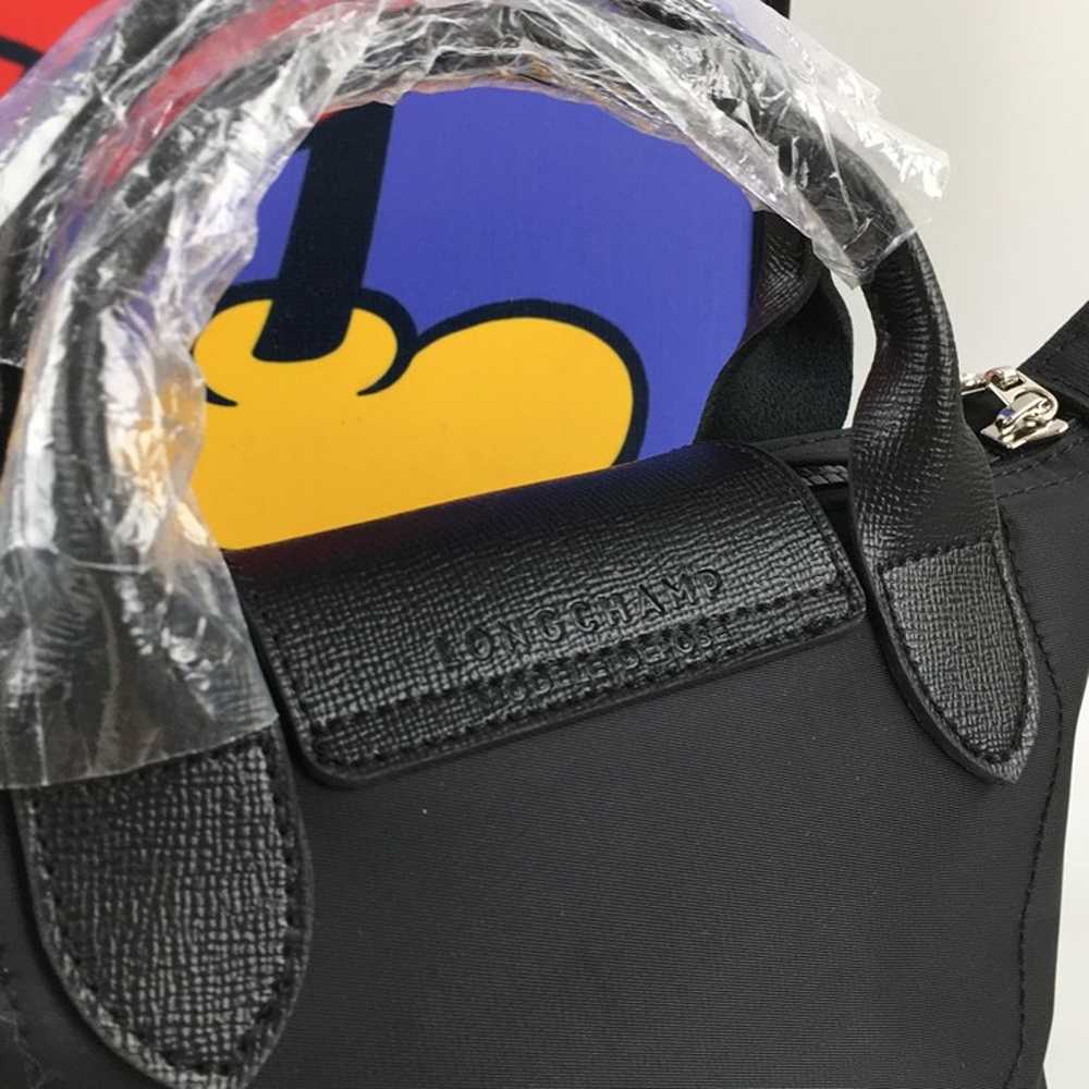 Longchamp Le Pliage Neo Top Handle Bag XS Black N… - image 8