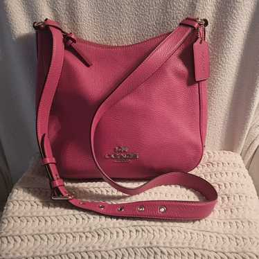 Coach Pink Leather Crossbody Bag