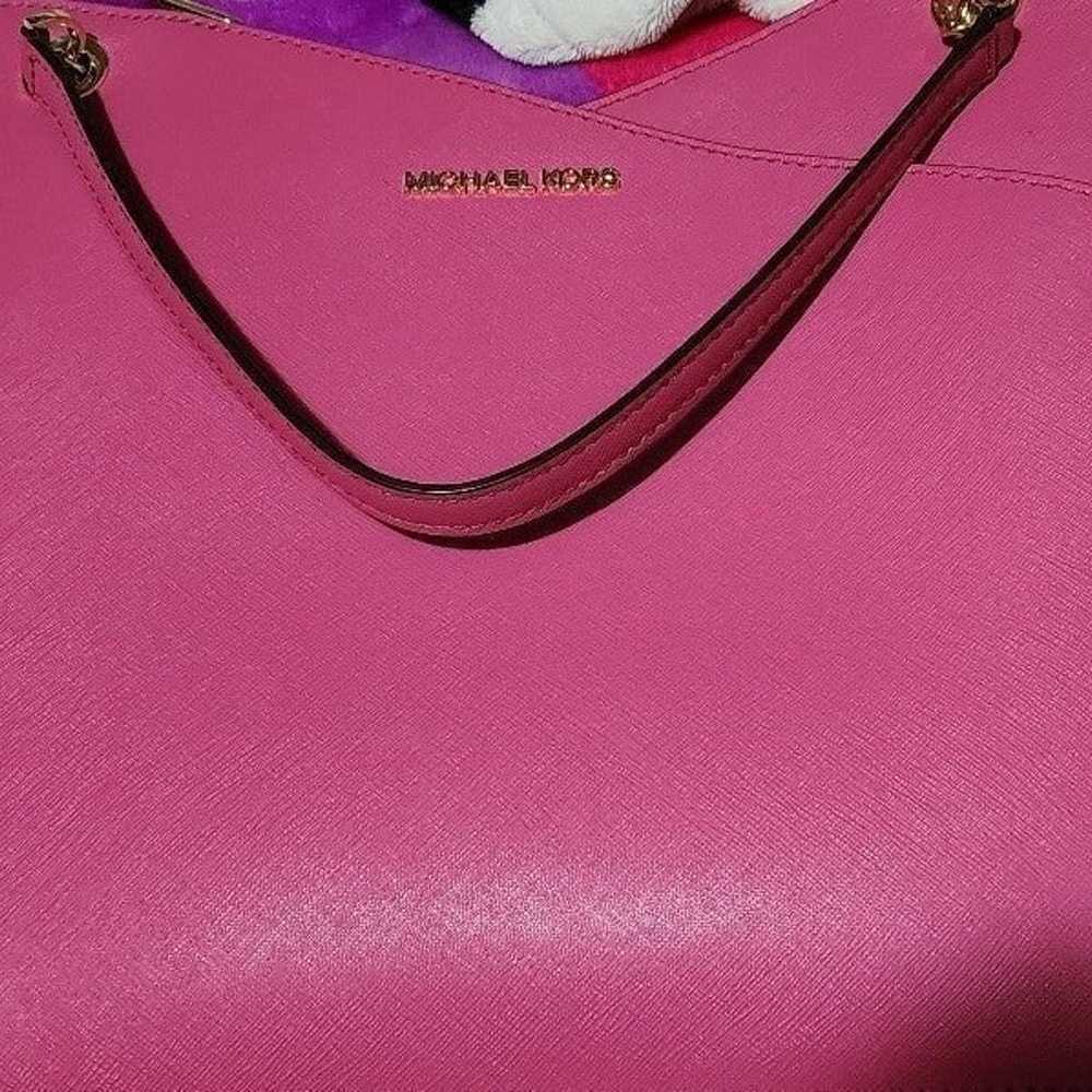 Michael Kors Jet Set purse in pink - image 2