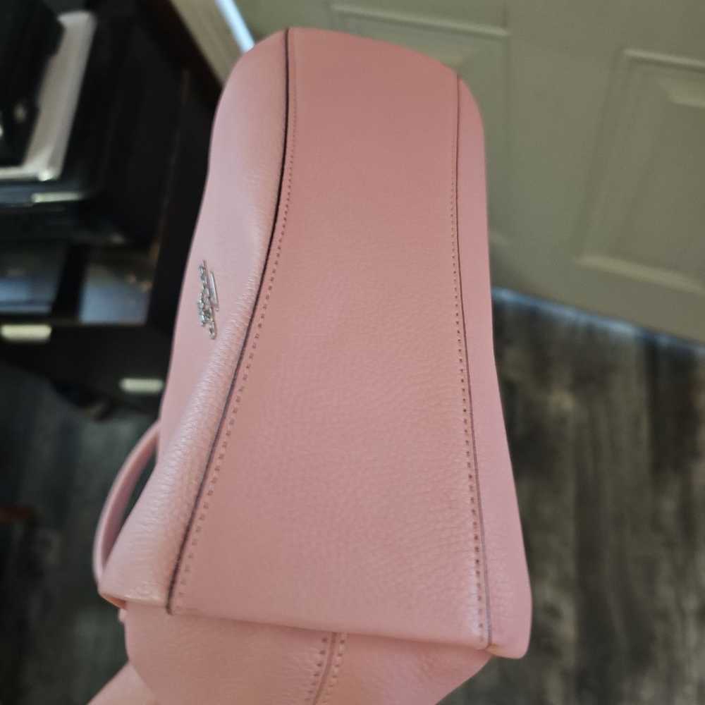 Pink Coach handbag purse shoulder strap - image 5
