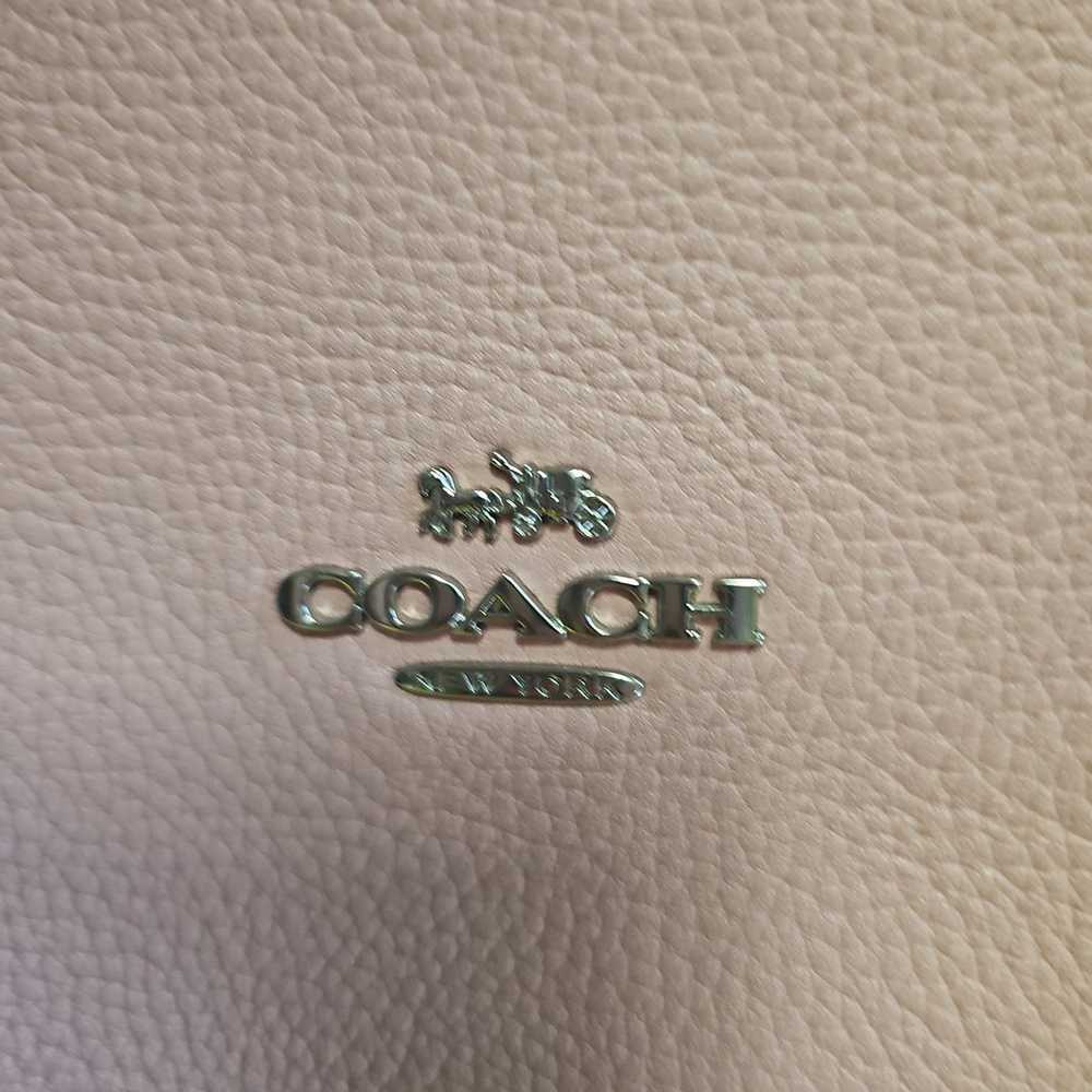 Pink Coach handbag purse shoulder strap - image 8