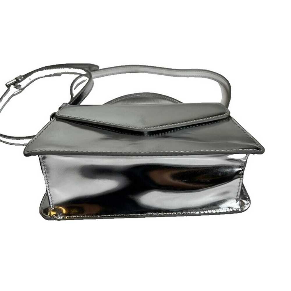 J.Crew $198 Gracie Top Handle bag Metallic Leathe… - image 3