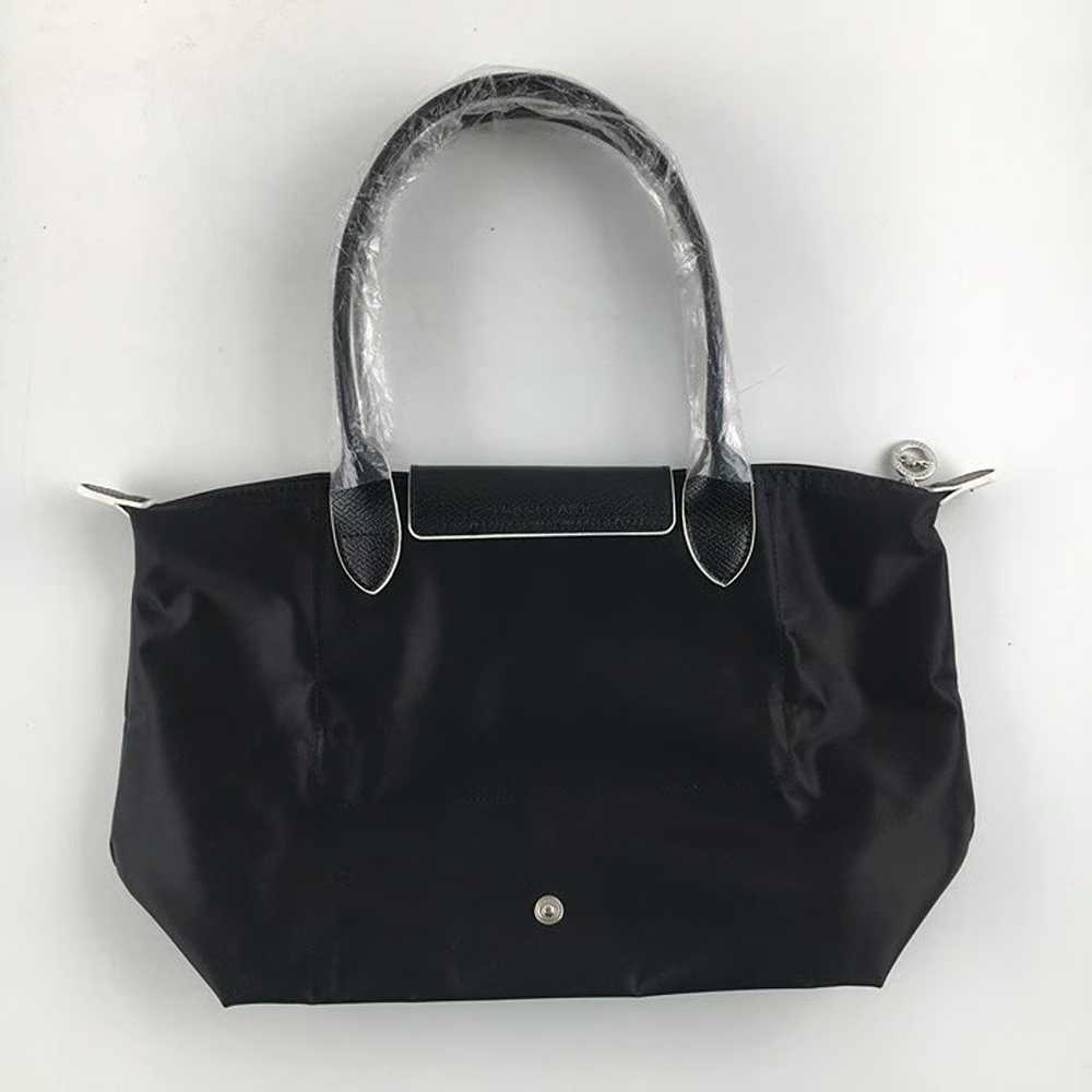 New Longchamp Le Pliage Handbag Black M - image 10