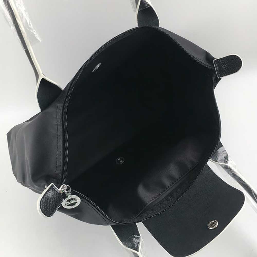 New Longchamp Le Pliage Handbag Black M - image 11