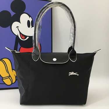 New Longchamp Le Pliage Handbag Black M - image 1