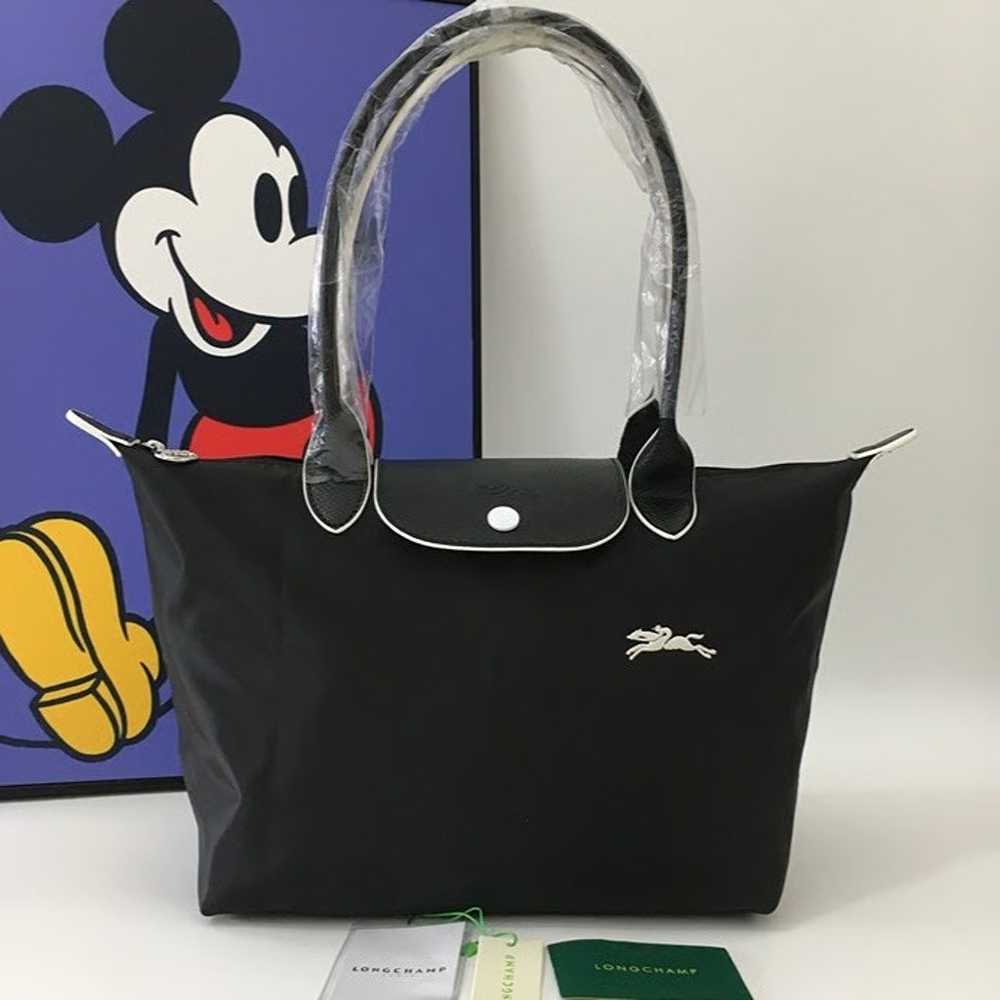New Longchamp Le Pliage Handbag Black M - image 2