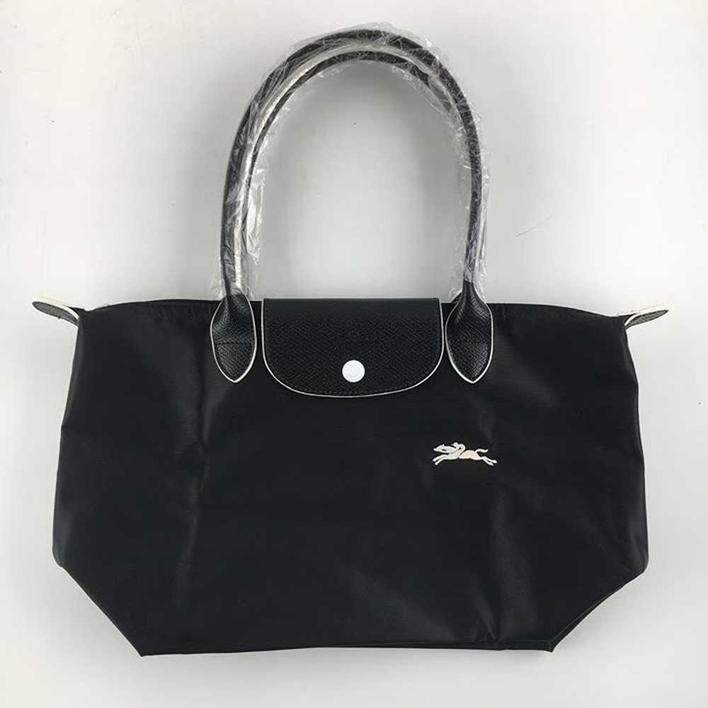 New Longchamp Le Pliage Handbag Black M - image 9
