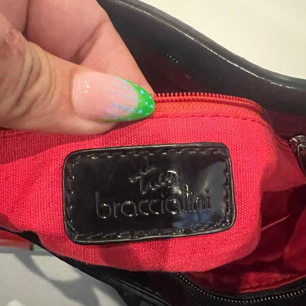 Braccialini multicolor patent leather handbag wit… - image 5