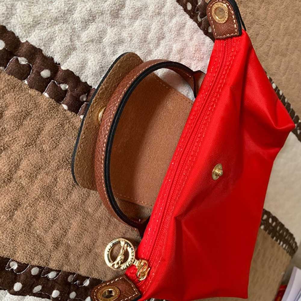 Longchamp LE PLIAGE Handbag Pouch with handle - R… - image 4