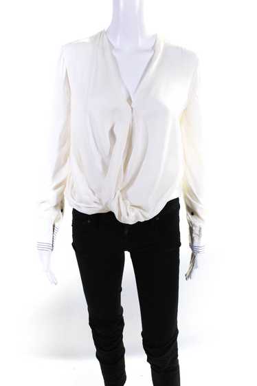 Rag & Bone Womens Silk Chiffon V-Neck Wrap Long S… - image 1