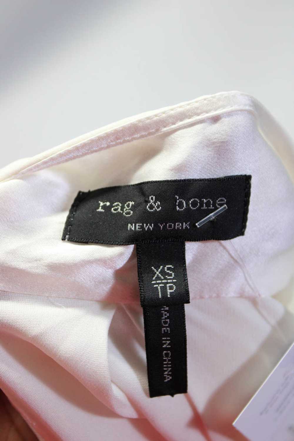 Rag & Bone Womens Silk Chiffon V-Neck Wrap Long S… - image 4