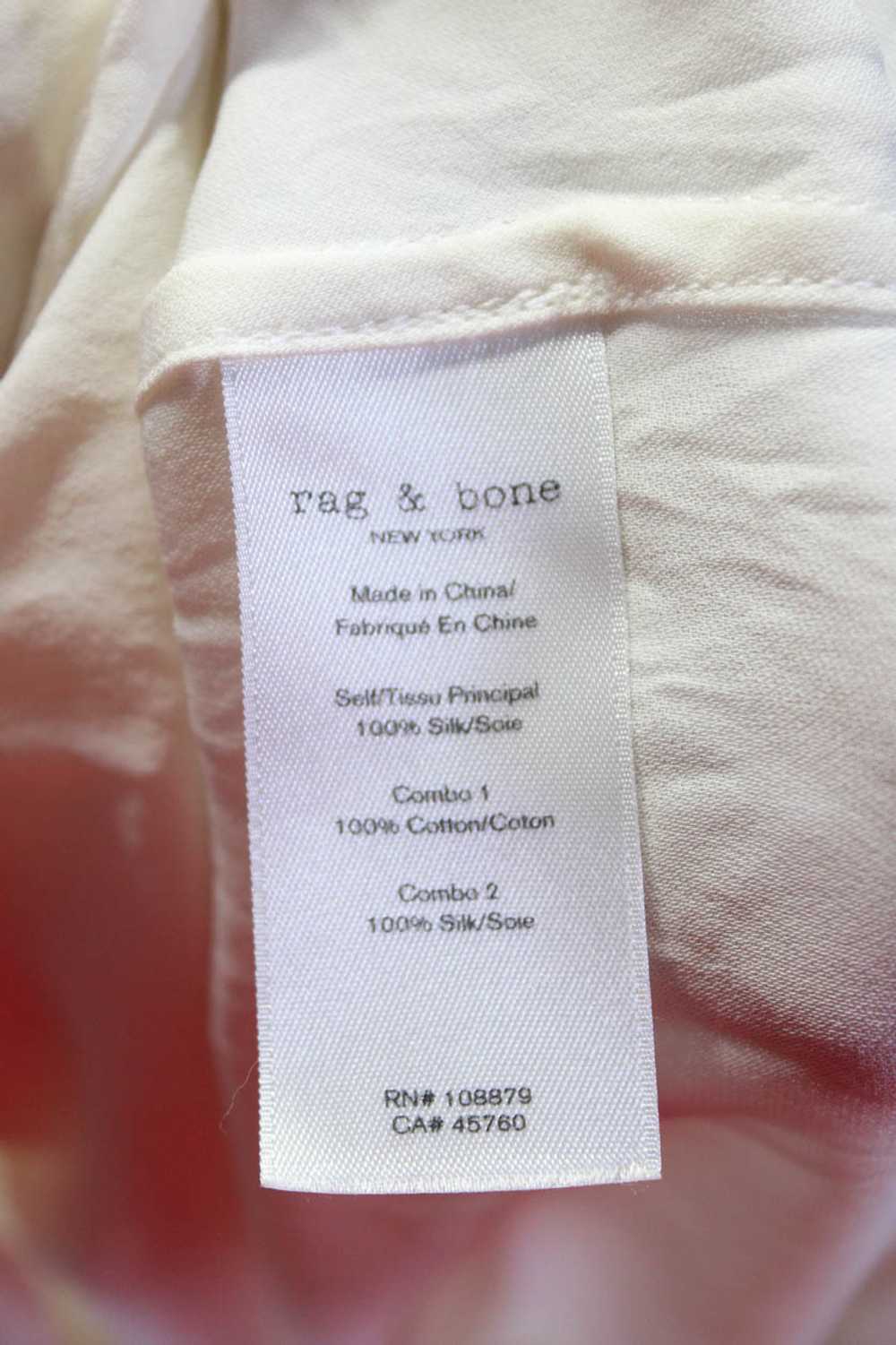 Rag & Bone Womens Silk Chiffon V-Neck Wrap Long S… - image 5