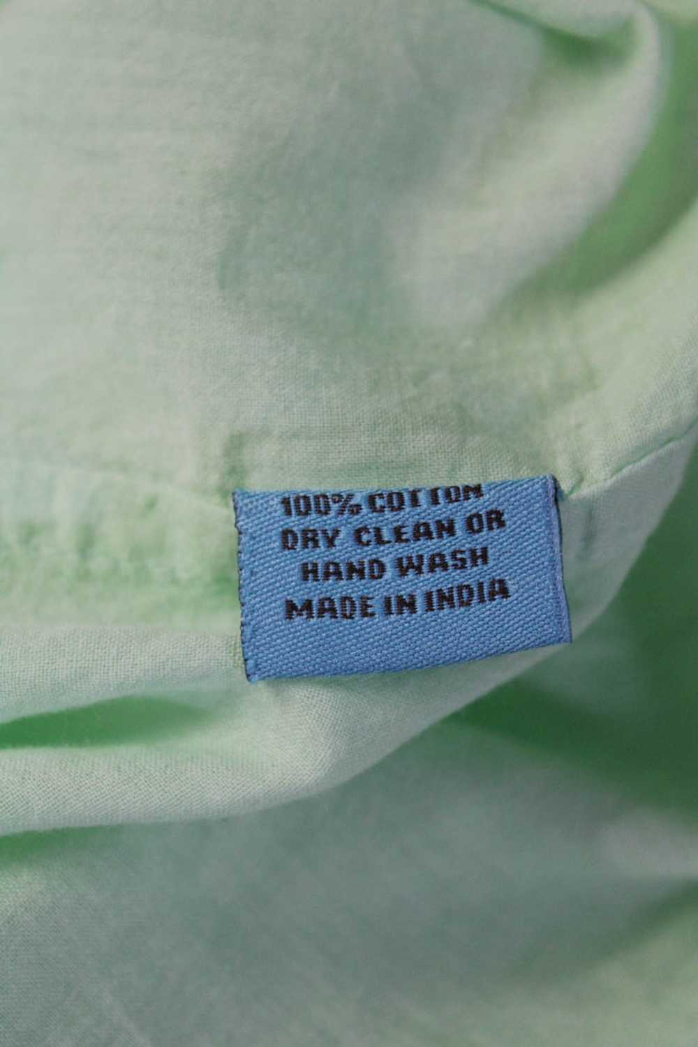 Letarte Handmade Womens Green Cotton Ombre Collar… - image 5