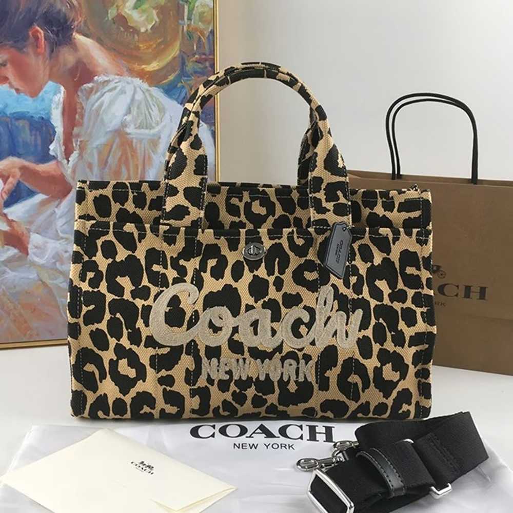 New cargo tote leopard print - image 2
