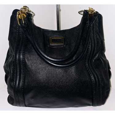 Chloe Black Leather Tote Shopper Bag - image 1