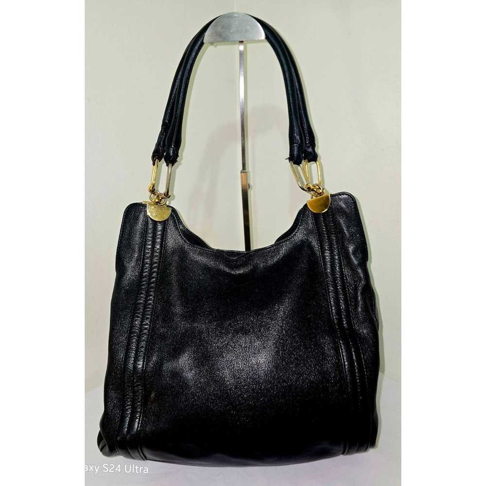 Chloe Black Leather Tote Shopper Bag - image 3