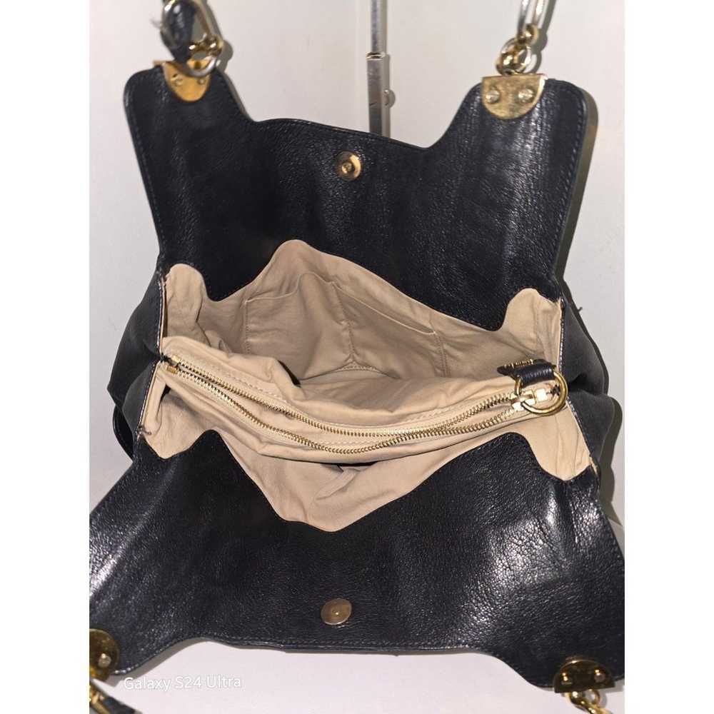 Chloe Black Leather Tote Shopper Bag - image 6