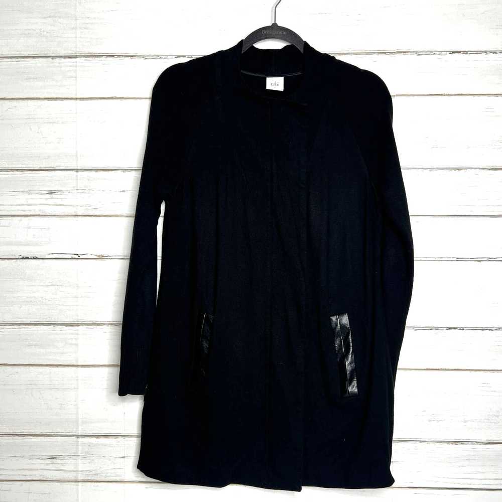Cabi Tailor Ponte Knit Black Cardigan Sweater Siz… - image 2