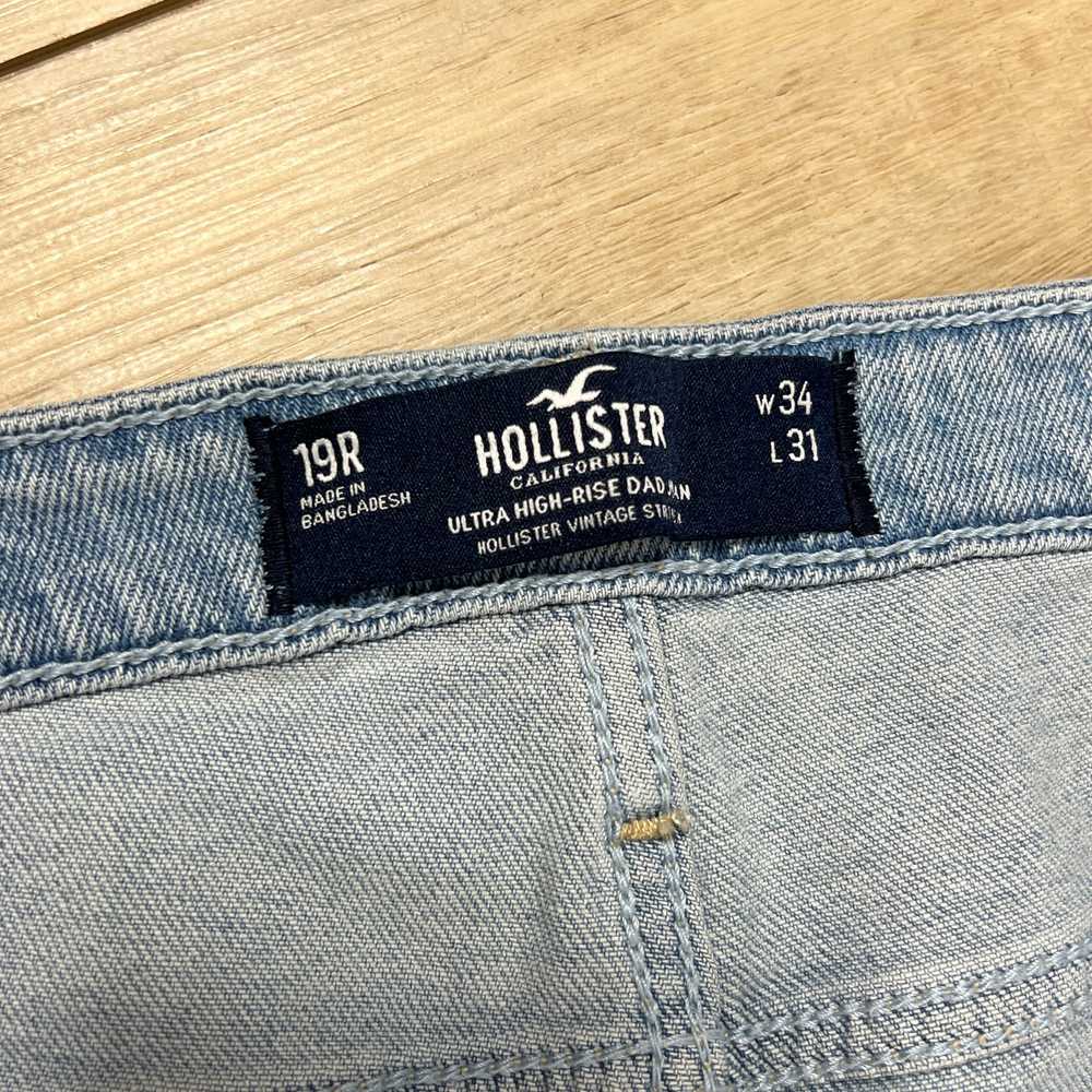 Hollister Ultra High Rise Dad Jean Two Tone Denim… - image 4