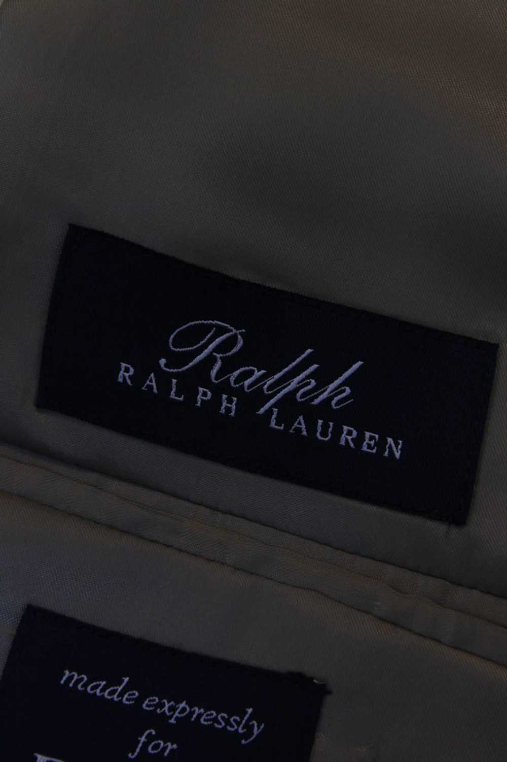 Ralph Ralph Lauren Mens Brown Wool Silk Textured … - image 7