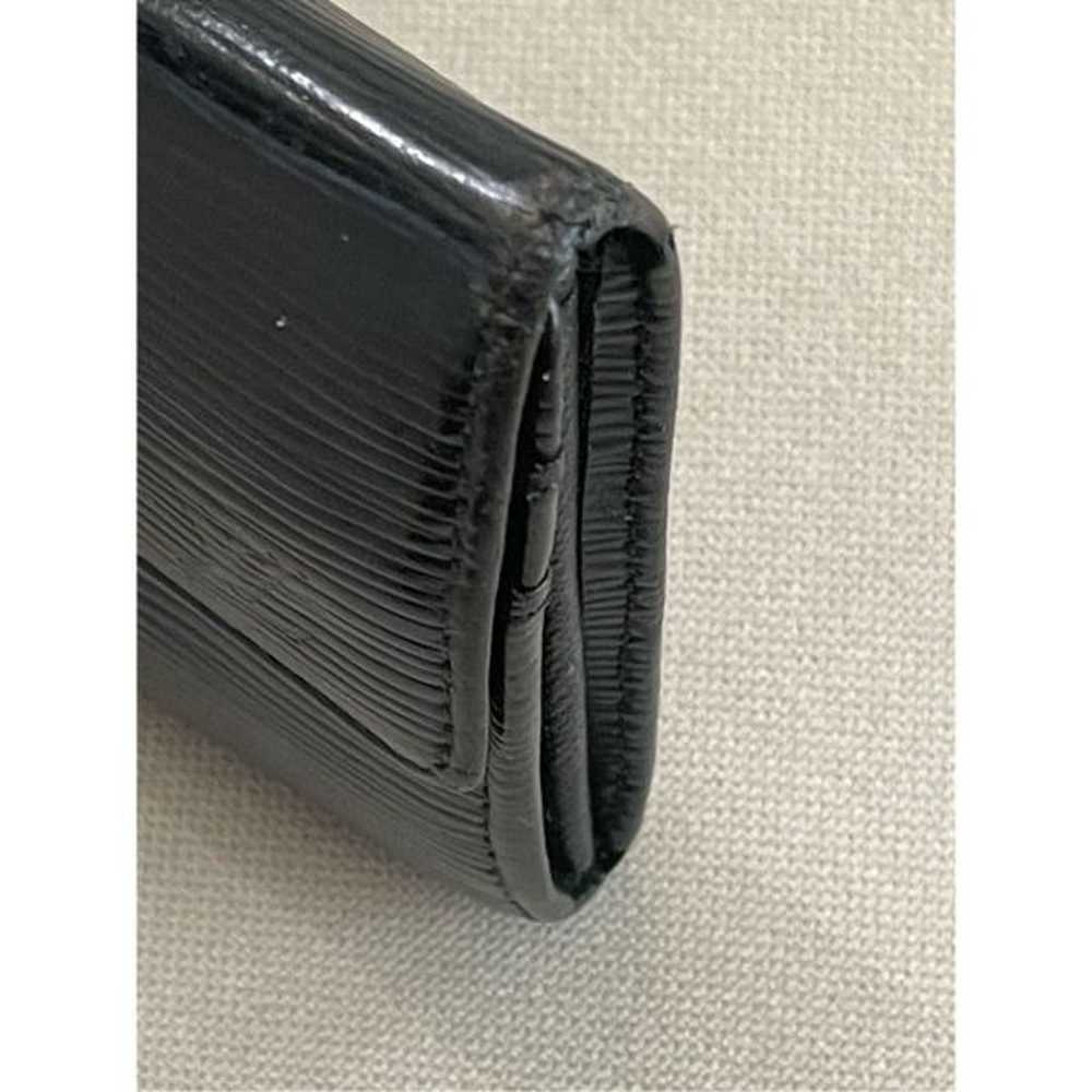 Louis Vuitton vintage black Epi leather long wall… - image 11