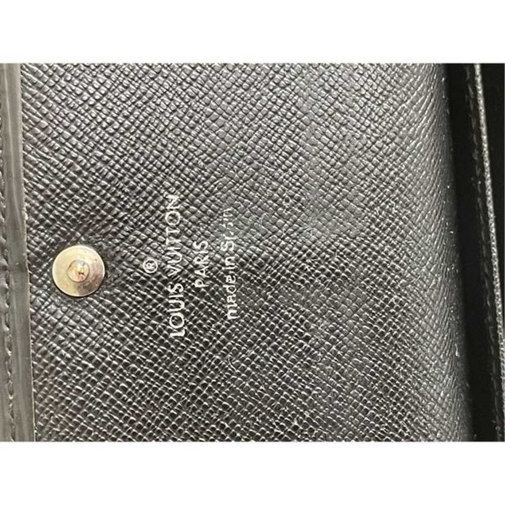 Louis Vuitton vintage black Epi leather long wall… - image 6