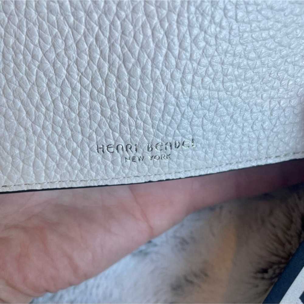 Henri Bendel Harper Hobo white / cream leather sh… - image 6