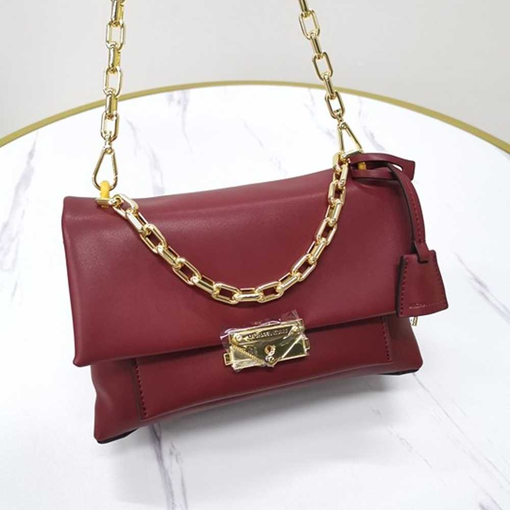 Cowhide leather cece chain handbag shoulder bag, - image 7