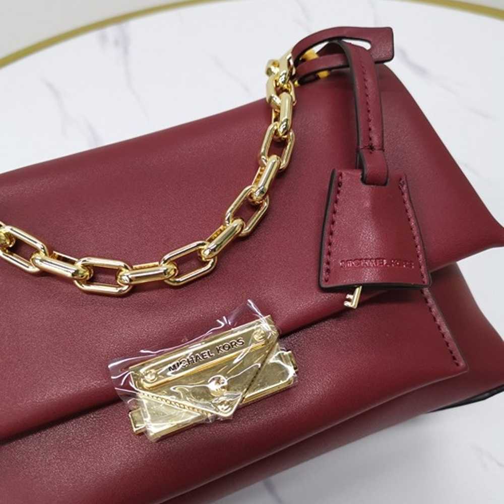 Cowhide leather cece chain handbag shoulder bag, - image 8