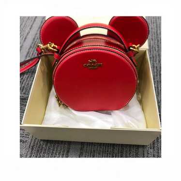 Disney x Coach mickey mouse ear bag Red - image 1