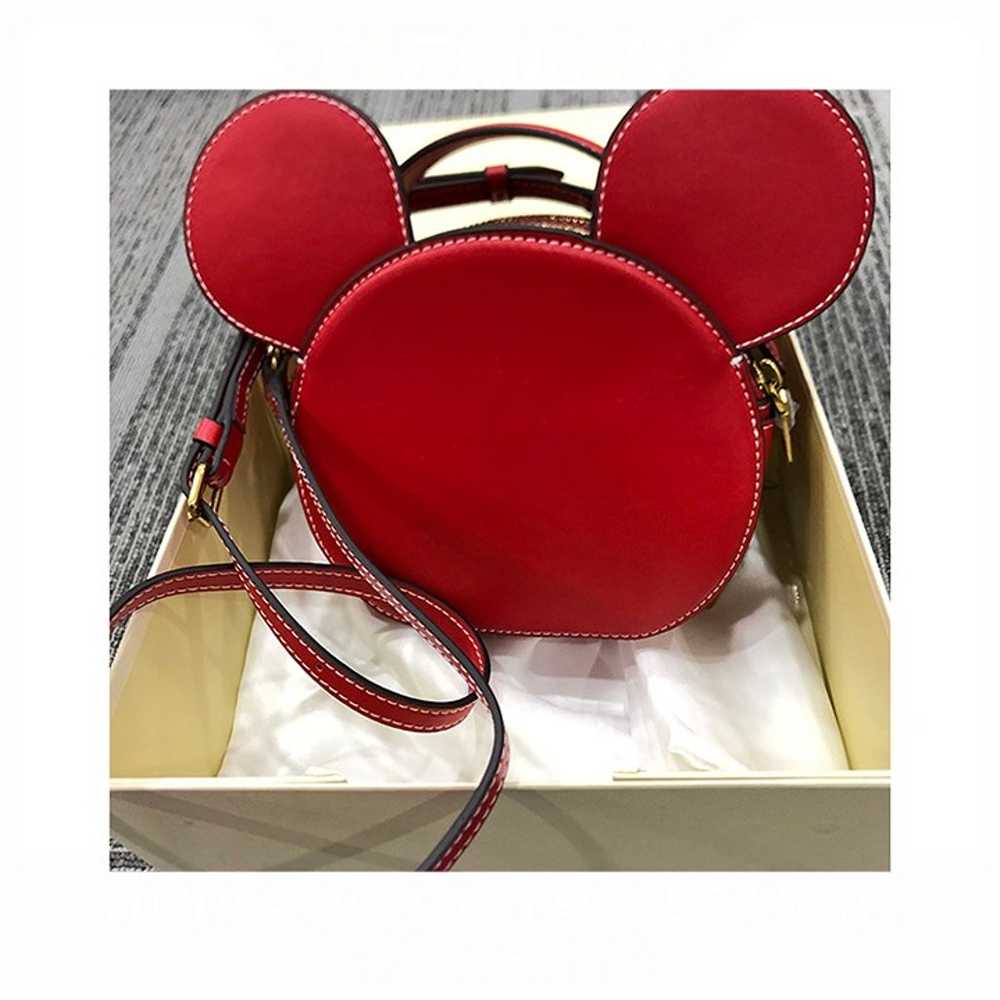 Disney x Coach mickey mouse ear bag Red - image 4