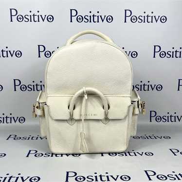 Buscemi Mini PHD White Leather Backpack Bag One S… - image 1