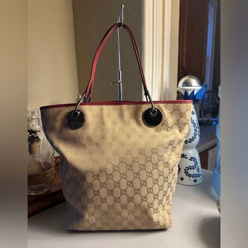Gucci Canvas Tote Bag - image 2