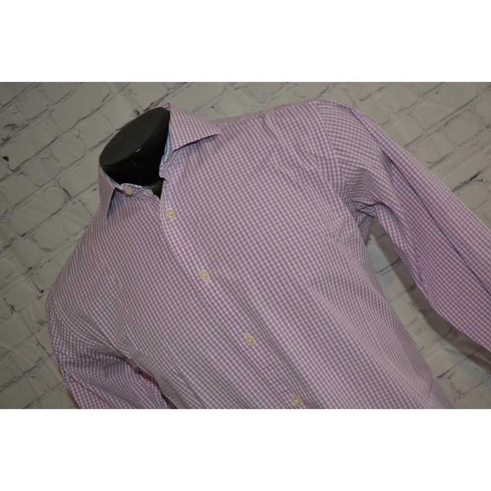 1072 Isaac Mizrahi New York Dress Shirt Flip Cuff… - image 4