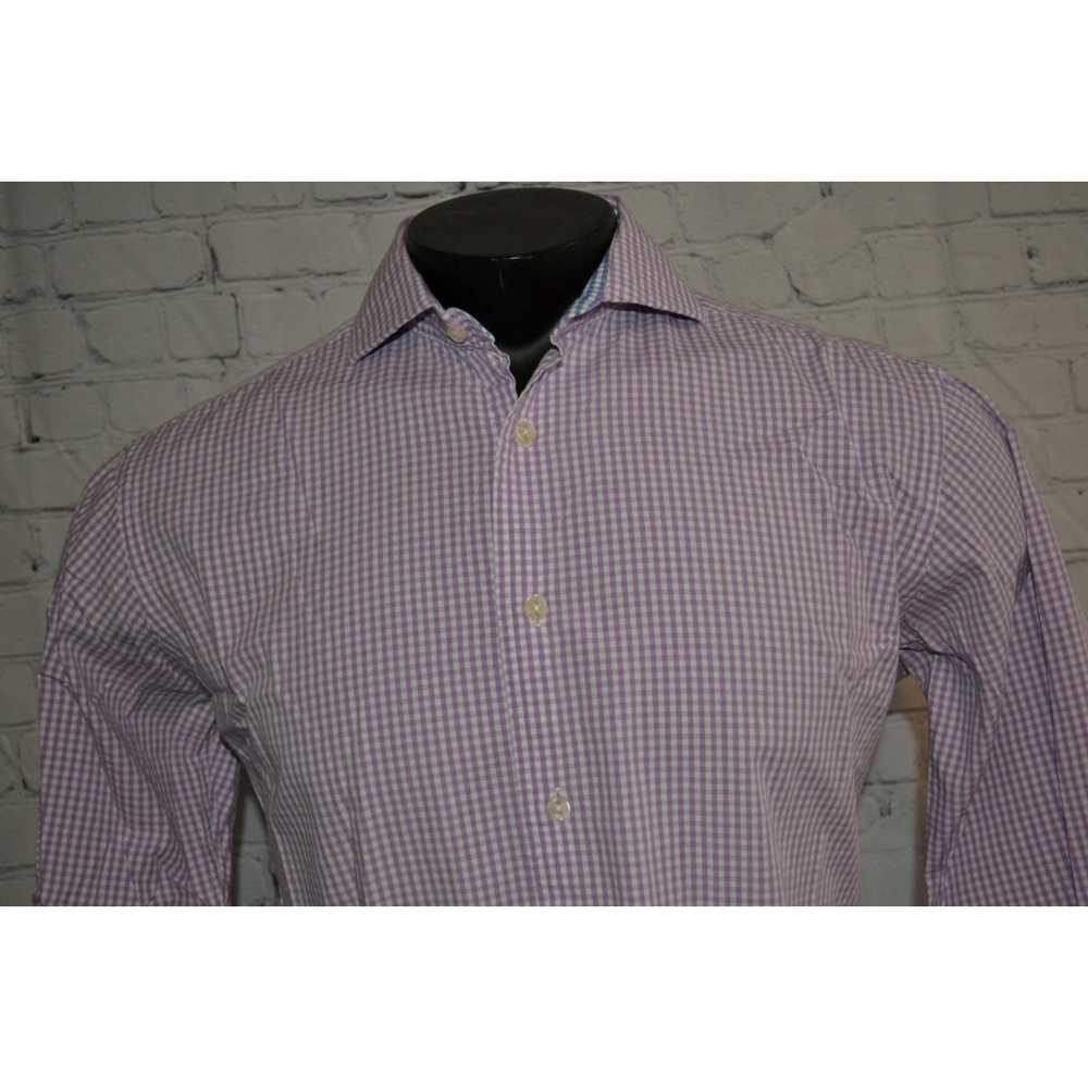 1072 Isaac Mizrahi New York Dress Shirt Flip Cuff… - image 5